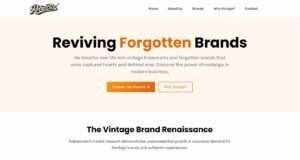 Vintage Brand Listing Website Development | RetroBiz™