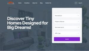 Tiny Home Classified Real Estate Website Development