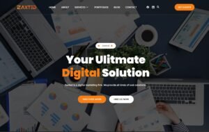 Zaxted Digital Agency Website Development