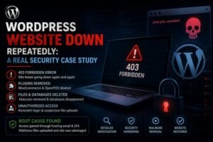 How I Solved a Repeated WordPress Website Down Issue That Was Not Caused by Malware